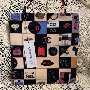 Chanel Graphic Multicolor Tote
